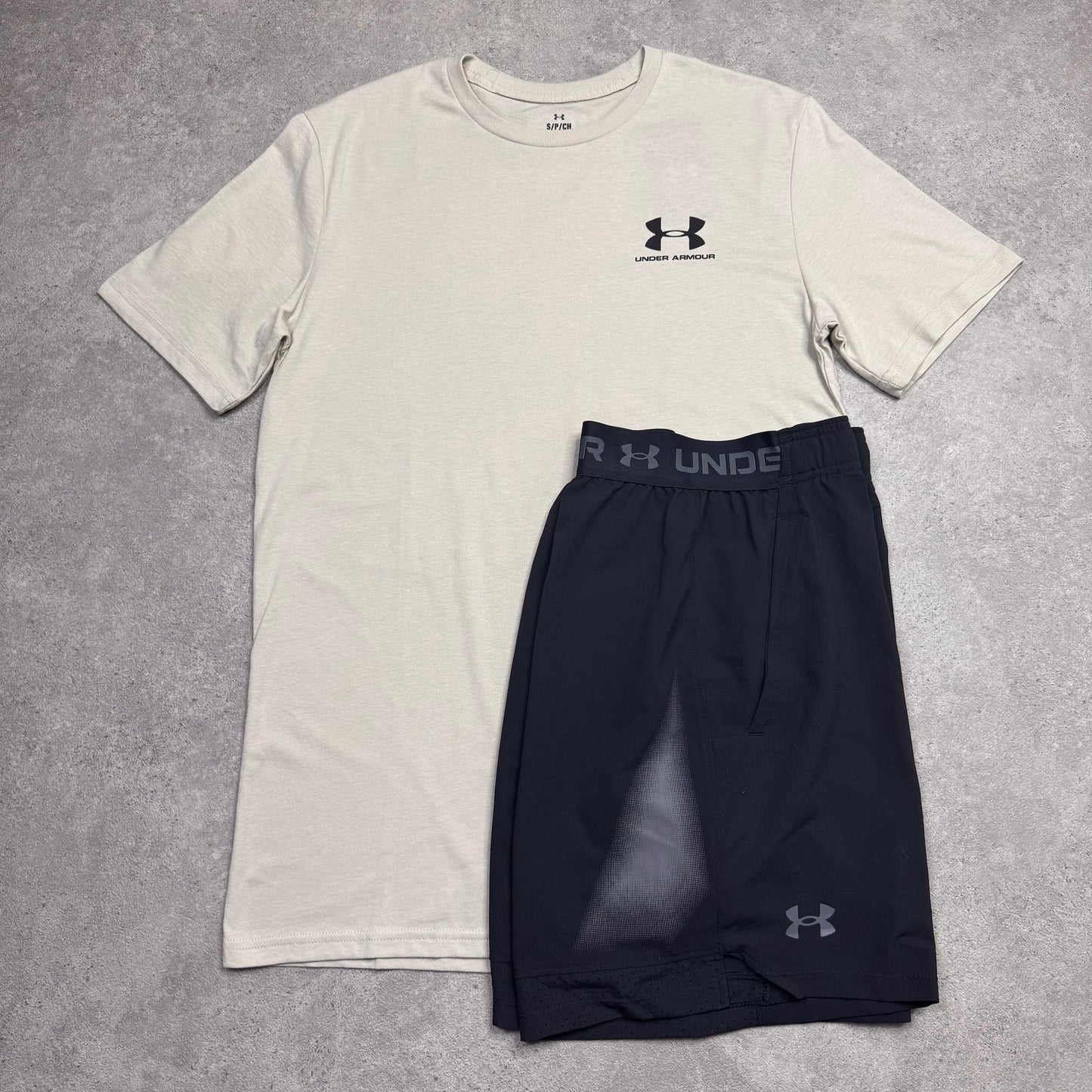 UNDER ARMOUR SPORTSTYLE SET (BIEGE)