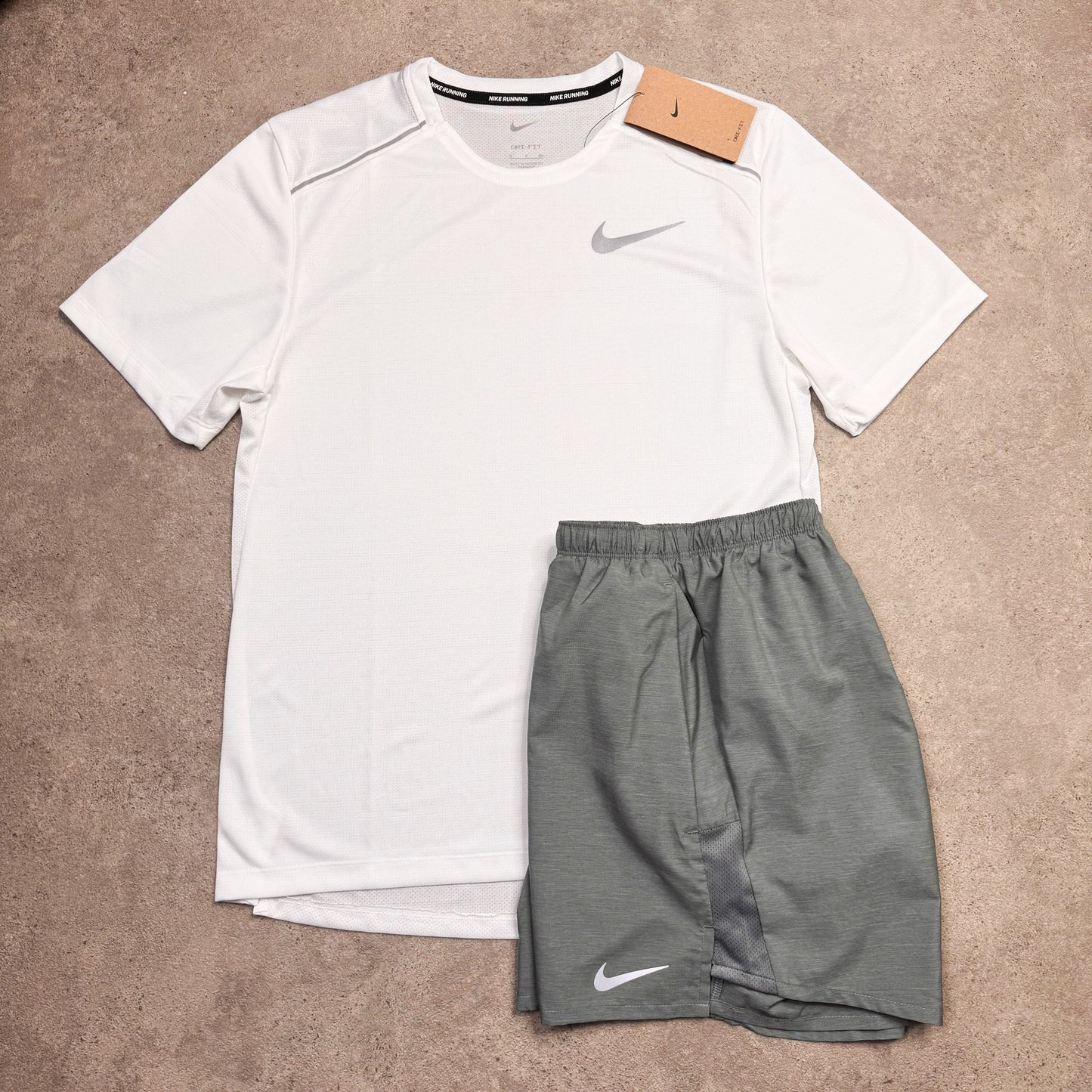 NIKE MILER 1.0 SET (WHITE/GREY)