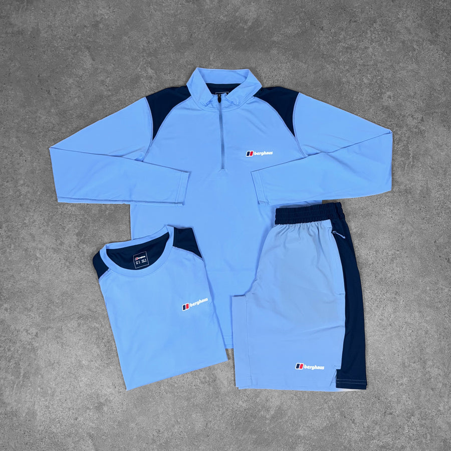 BERGHAUS 1/4 ZIP TRI SET (SKY BLUE)