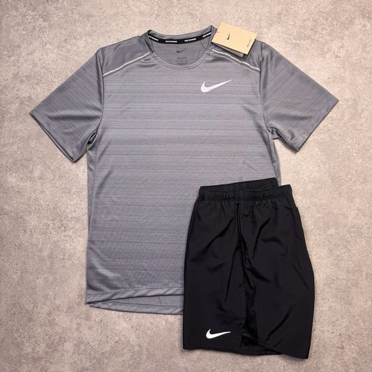 NIKE MILER 1.0 SET (GREY/BLACK)