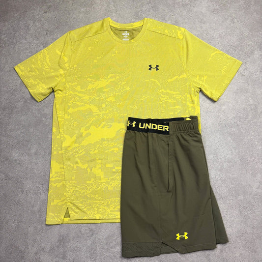 UNDER ARMOUR CAMO SET (YELLOW)